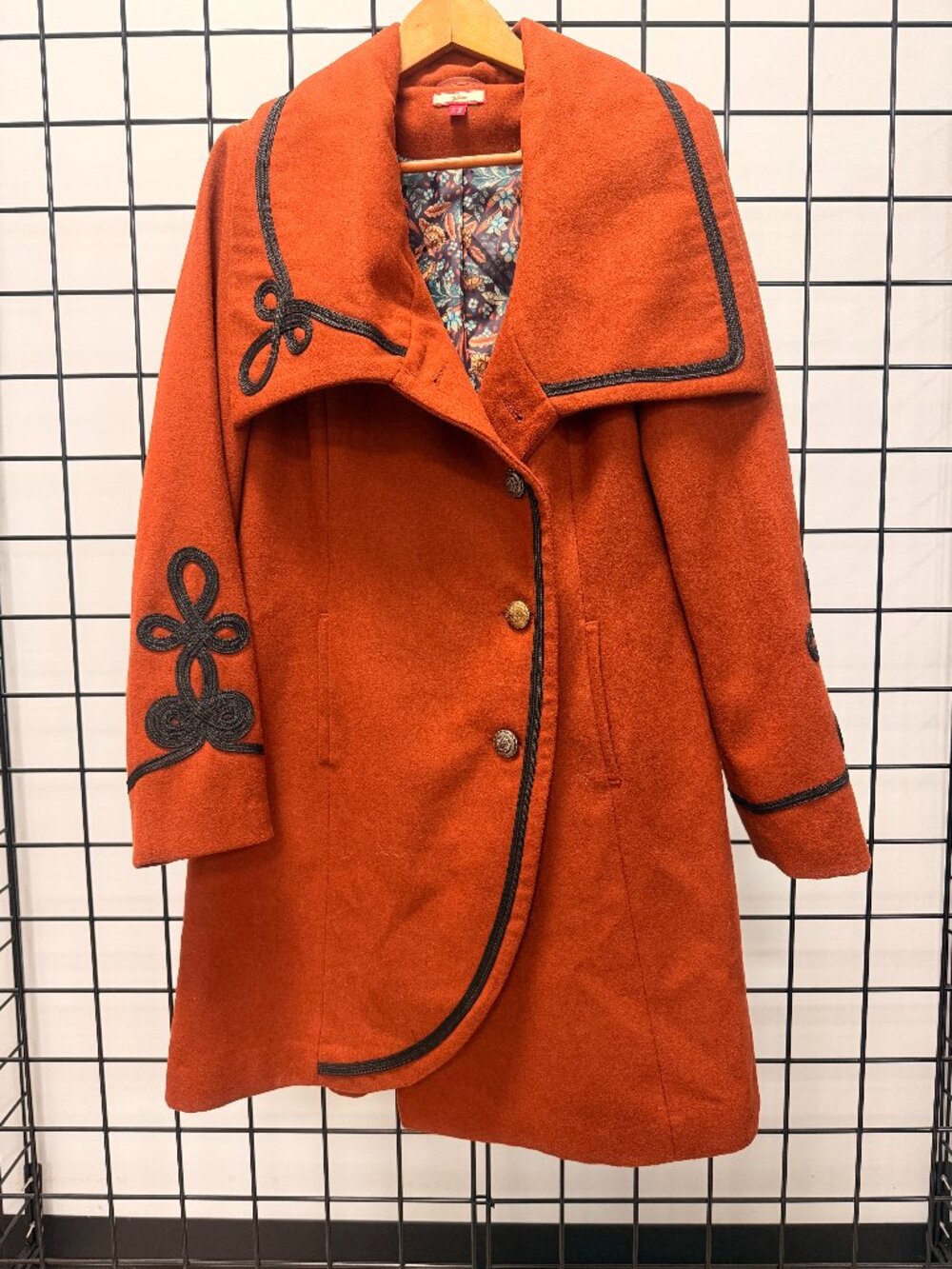 Joe Browns Burnt Orange Statement Coat